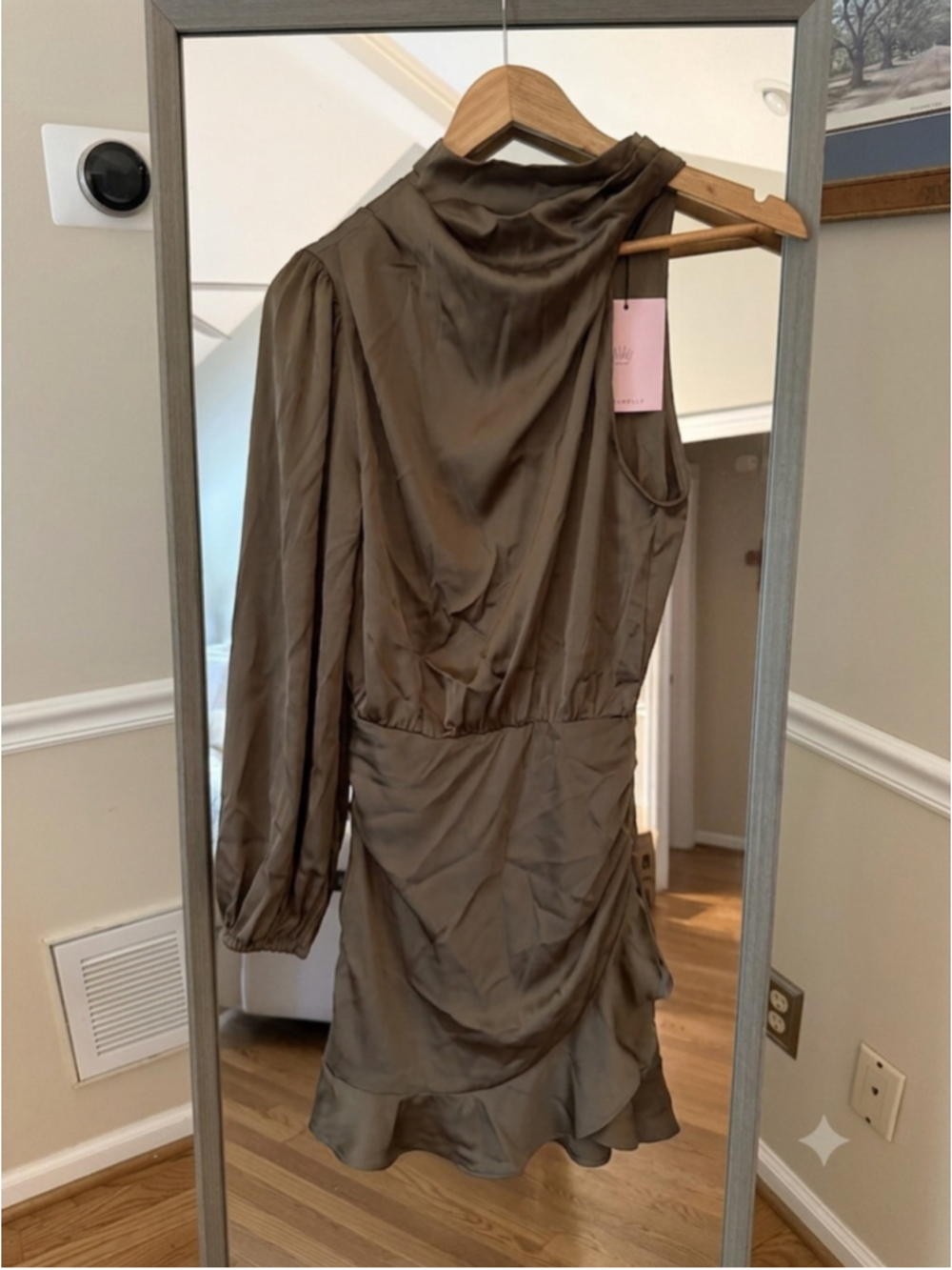 Hello Molly Brown One Shoulder Dress Size 4